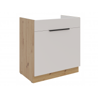 Zabudowa zlewu 60 cm z szufladą premium box SALLY kaszmir 60 ZL 1S BB